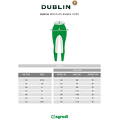 Dublin Breeches Supa-Fit Zip Up Knee Patch Jodhpurs Beige