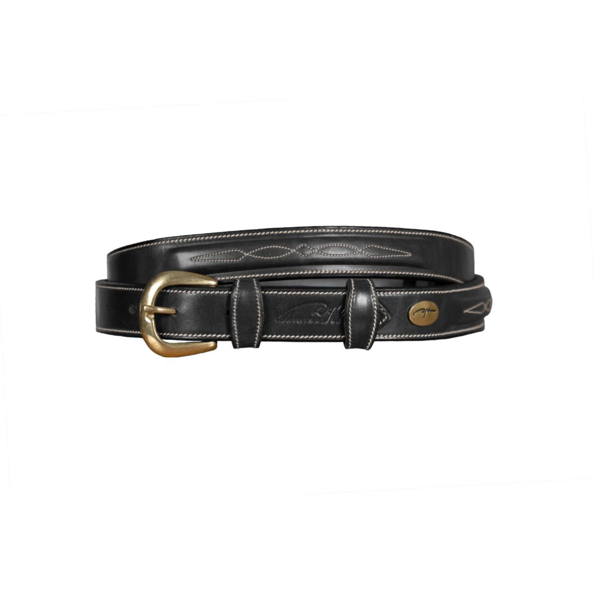 Dyon Belt Fancy Leather Black