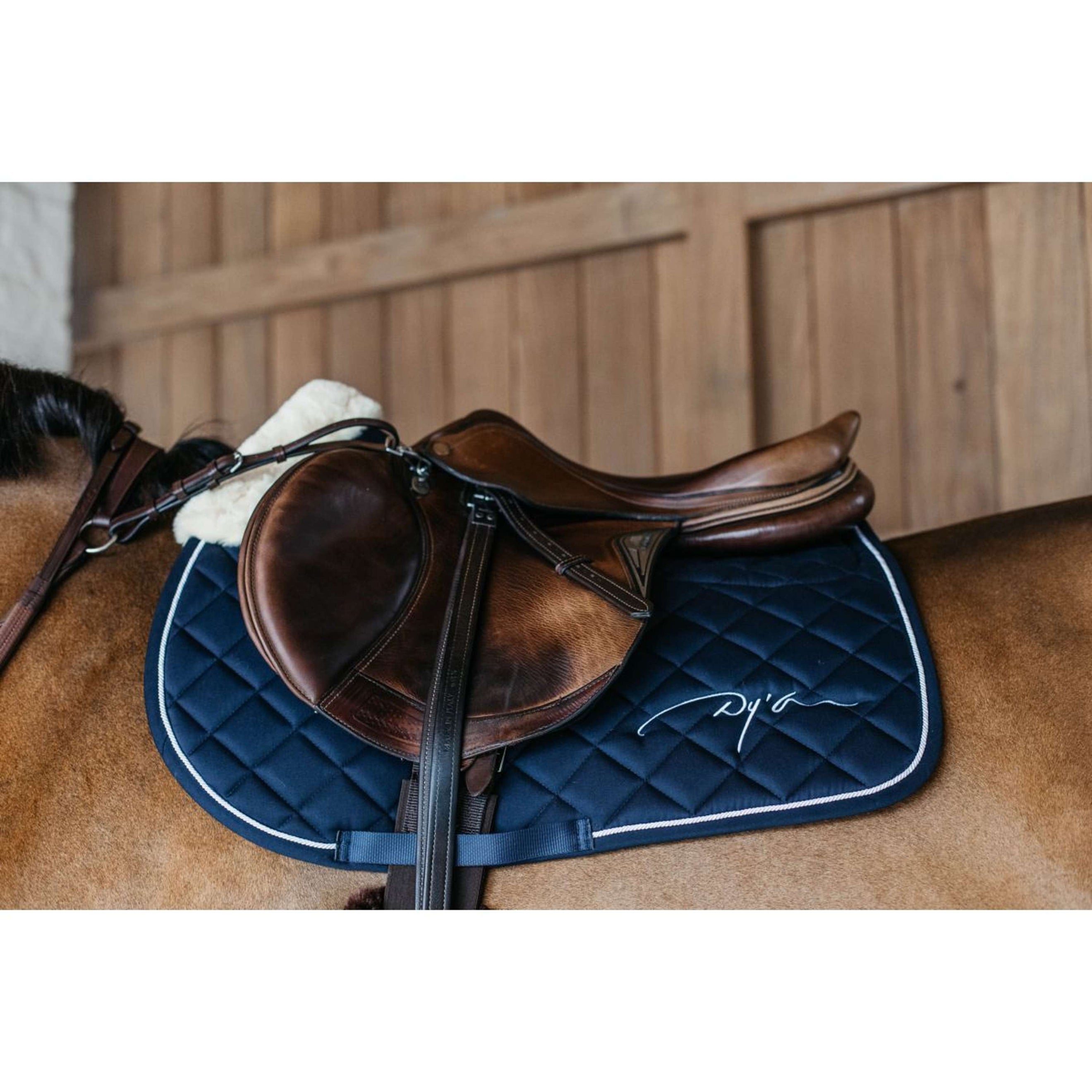 Dyon Saddlepad Skin Friendly Jumping Navy