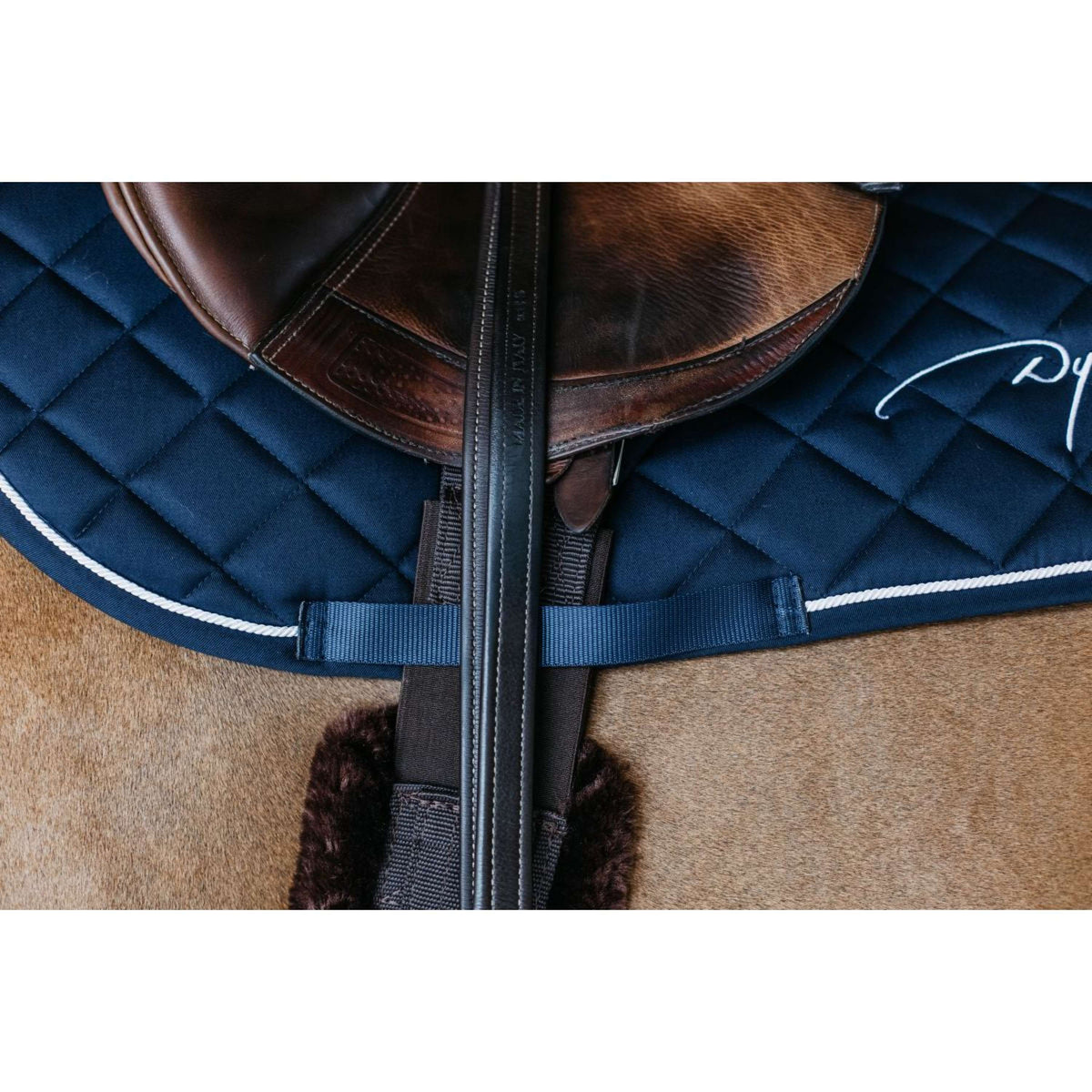 Dyon Saddlepad Skin Friendly Jumping Navy