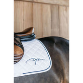 Dyon Saddlepad Diamond Jumping White