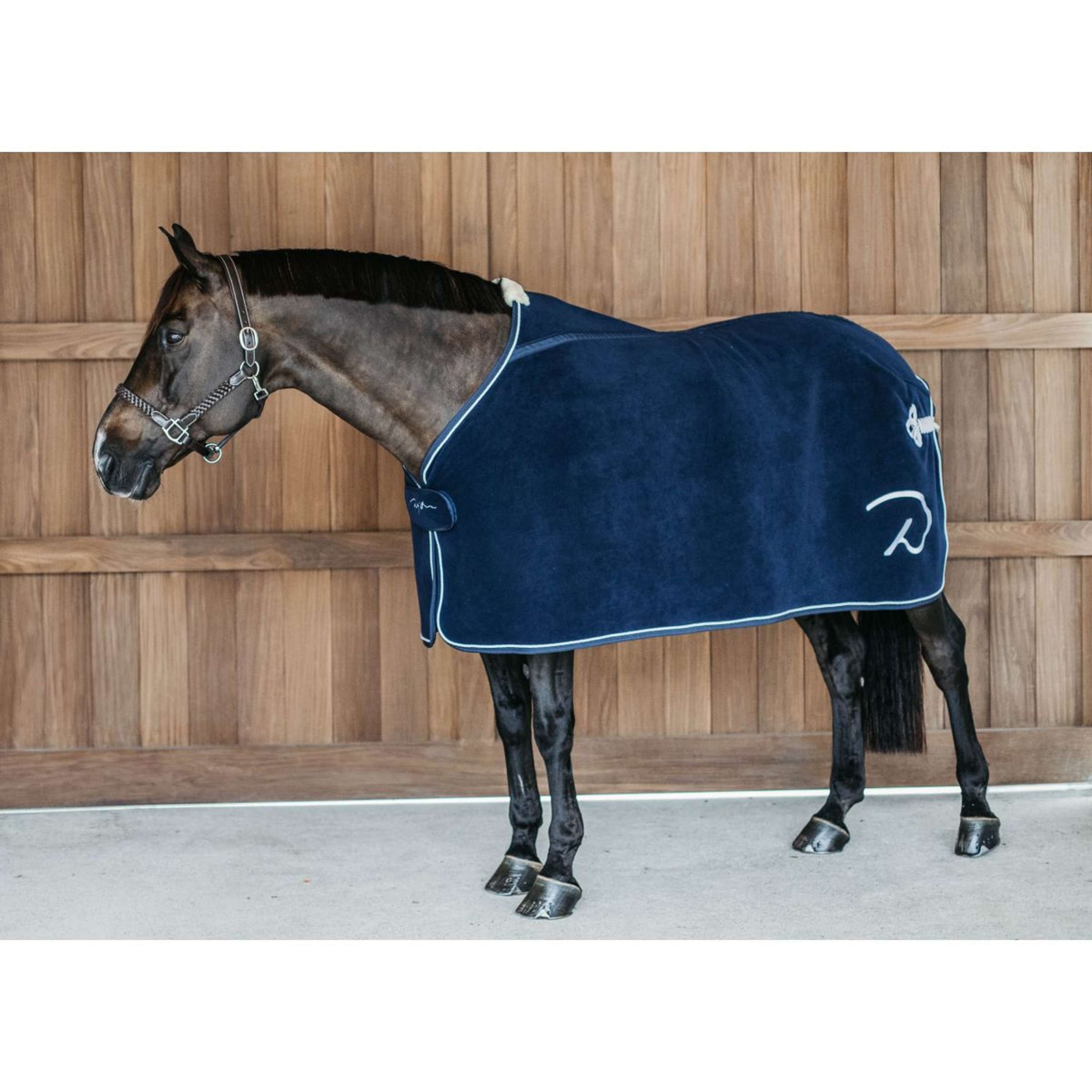 Dyon Fleece Rug Heavy Navy