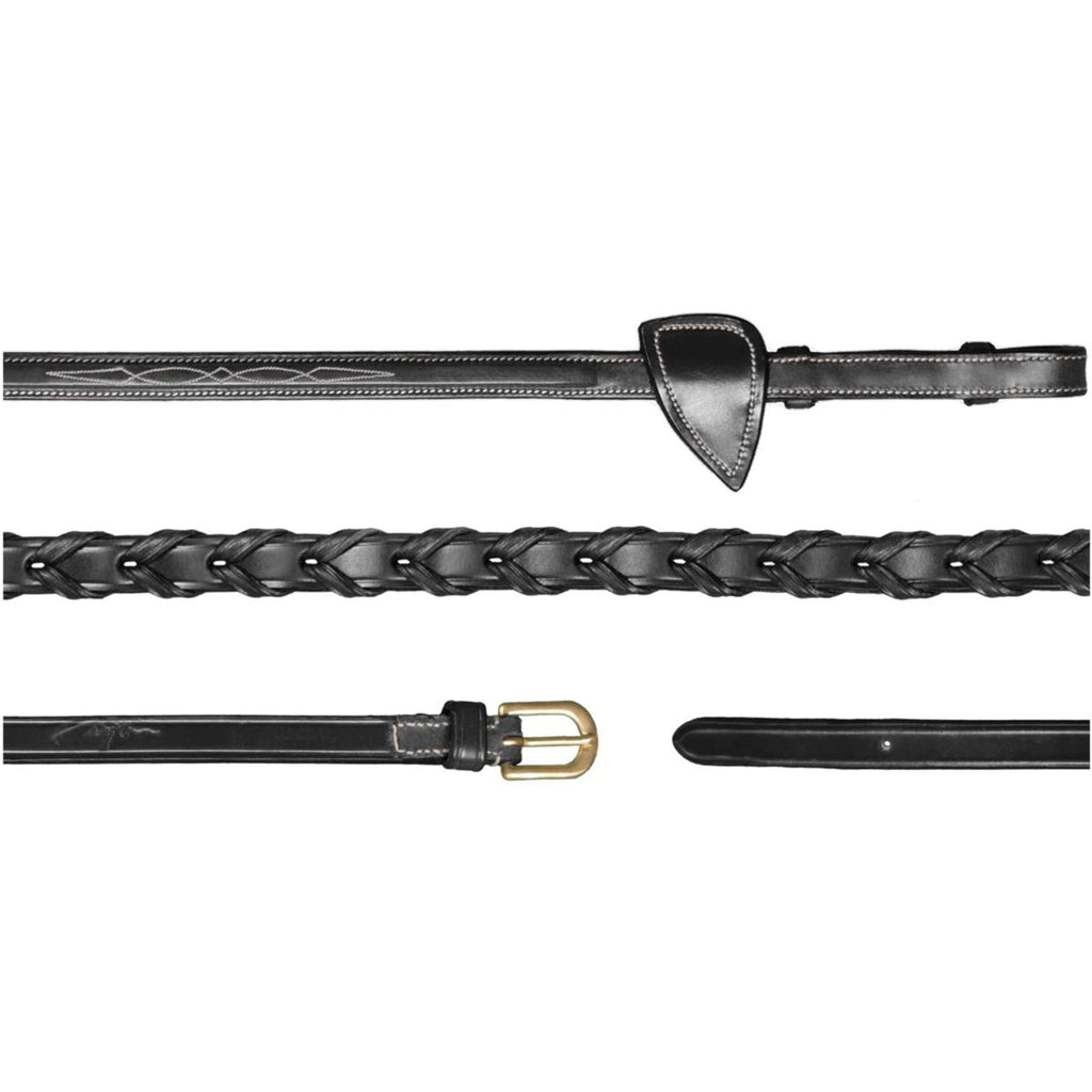 Dyon Reins 1/2 Braided Black