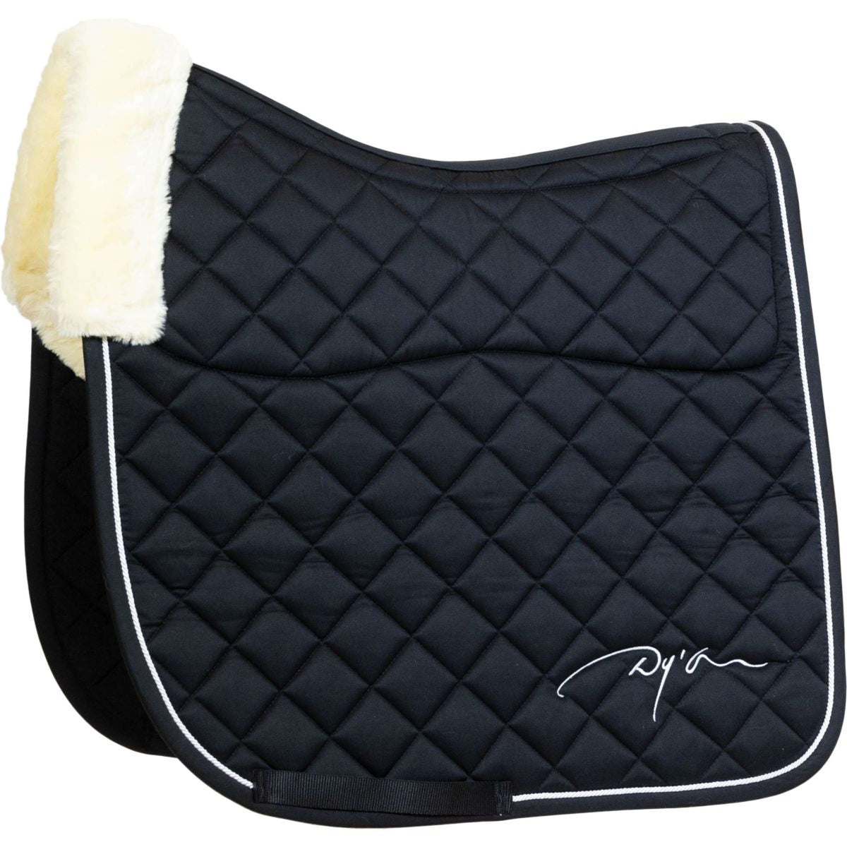 Dyon Saddlepad Skin Friendly Dressage Black