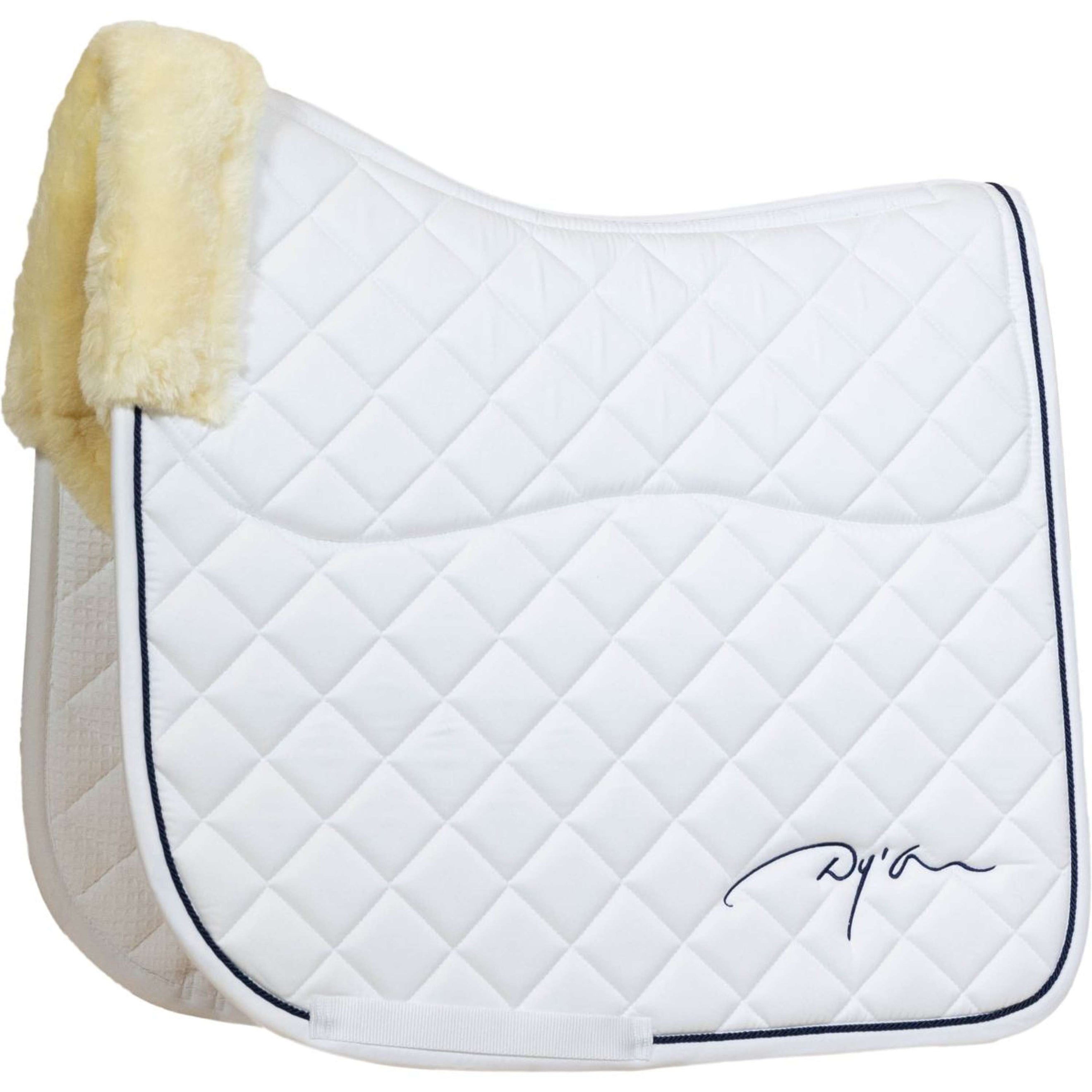 Dyon Saddlepad Skin Friendly Dressage White