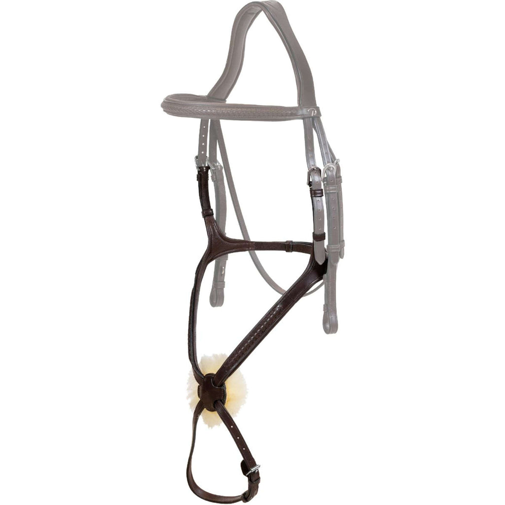 Dyon Mexican Noseband NE Collection Braided Brown