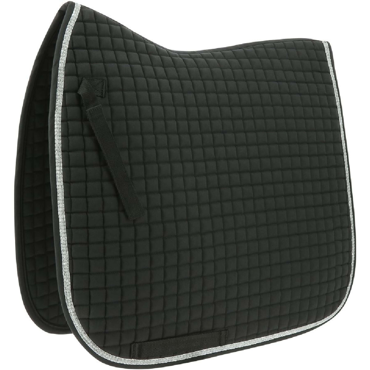 Riding World Saddlepad Girly Dressage Black