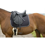 Riding World Saddlepad Girly Dressage Black