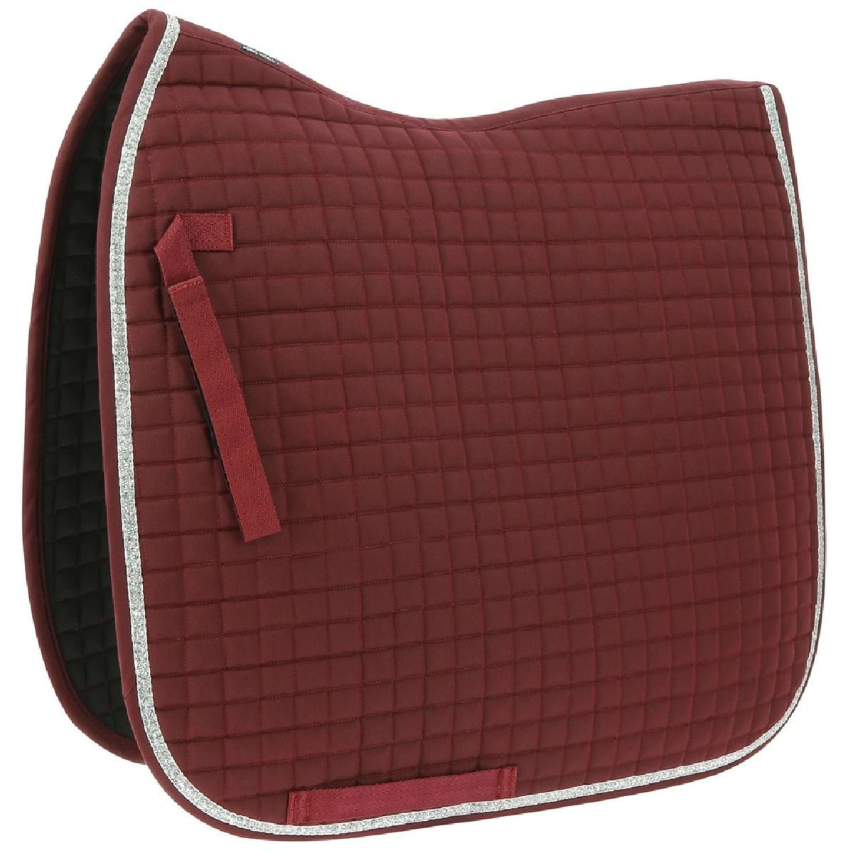 Riding World Saddlepad Girly Dressage Bordeaux