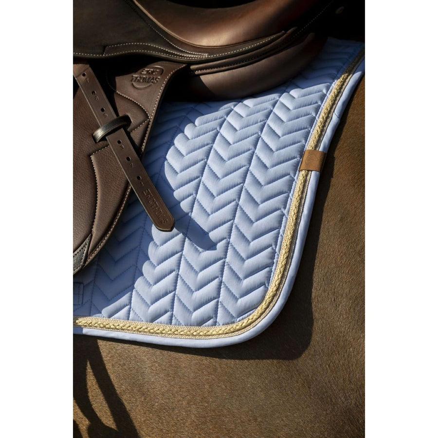 EQUITHÈME Saddlepad Softy Jumping Lightblue