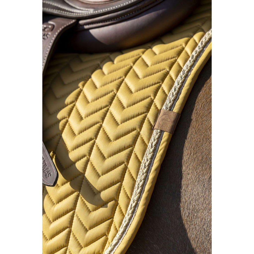 EQUITHÈME Saddlepad Softy Jumping Mustard