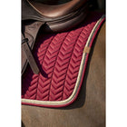 EQUITHÈME Saddlepad Softy Jumping Burgundy