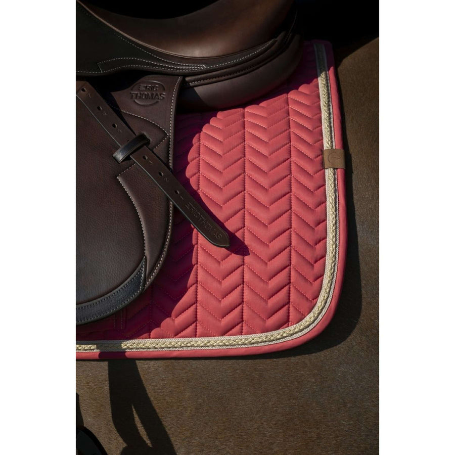 EQUITHÈME Saddlepad Softy Jumping Raspberry