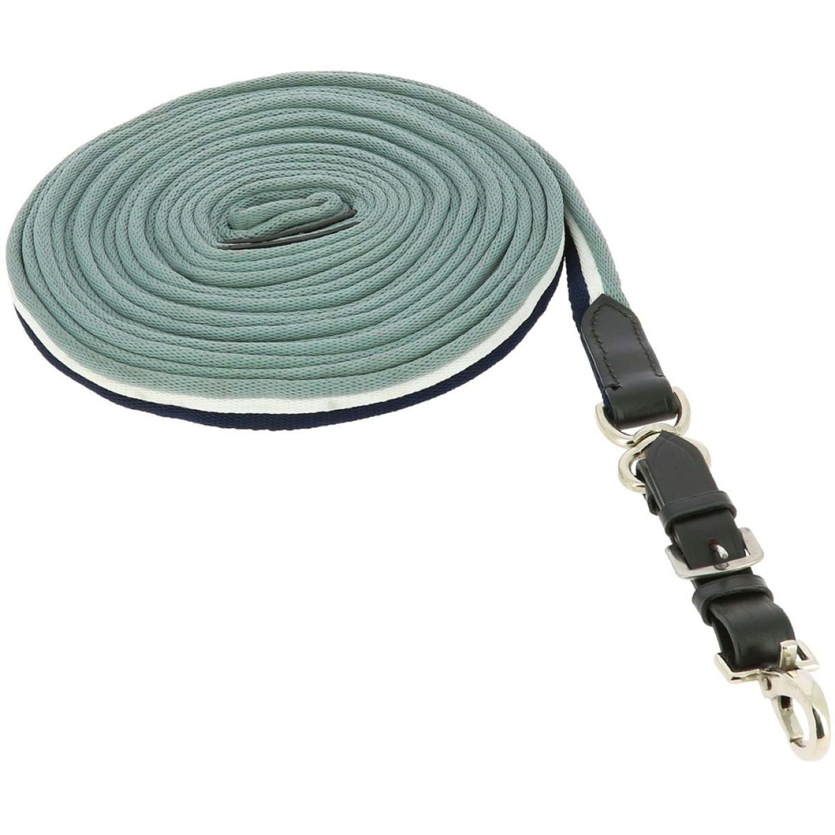 Norton Lunging Side Rope Lined/Leather Blue/White/Grey