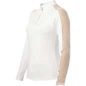 EQUITHÈME Competition Shirt Pekin Longe Sleeves White