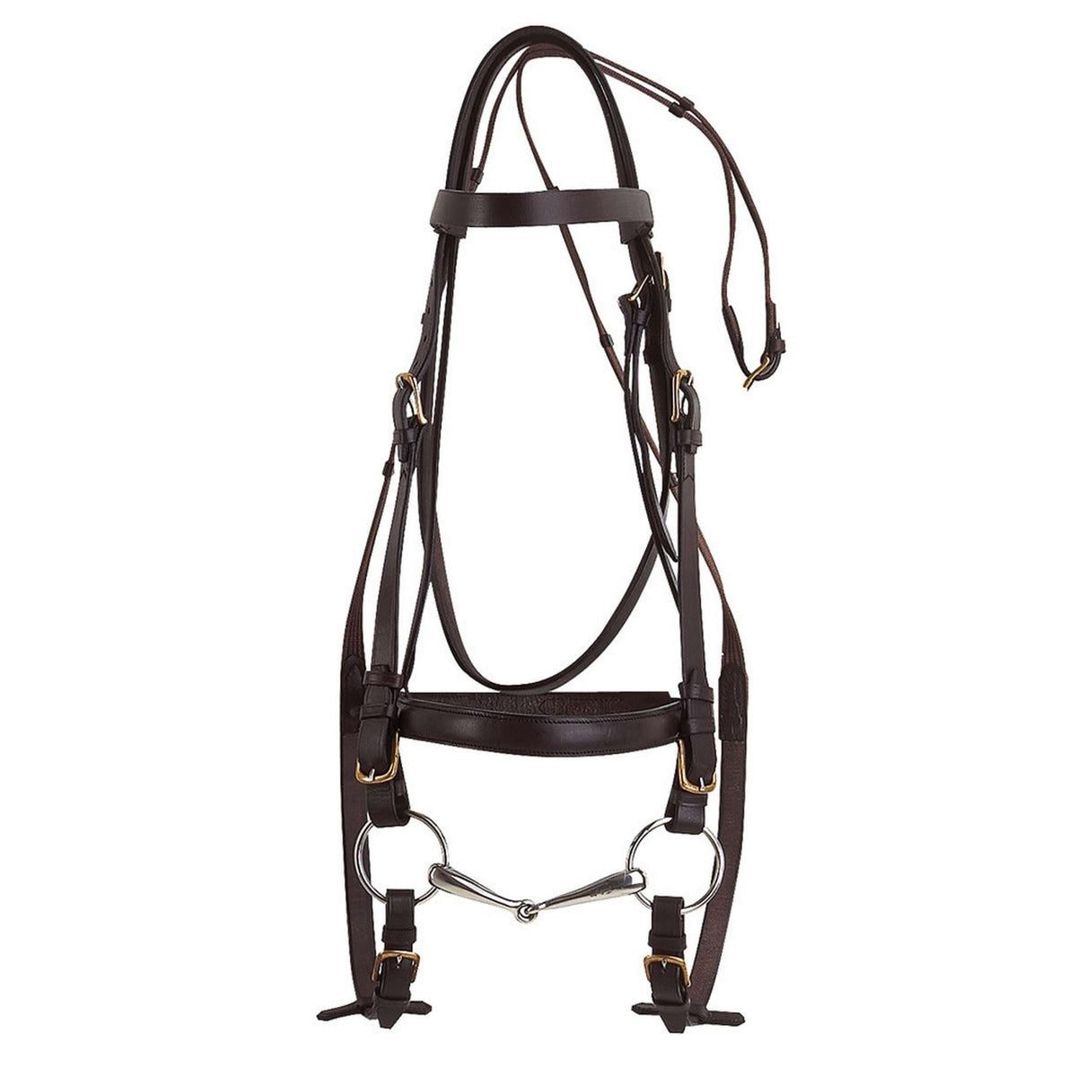 Norton Bridle for Draft Horse Black