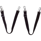 EQUITHÈME Leg Straps Elastic Black