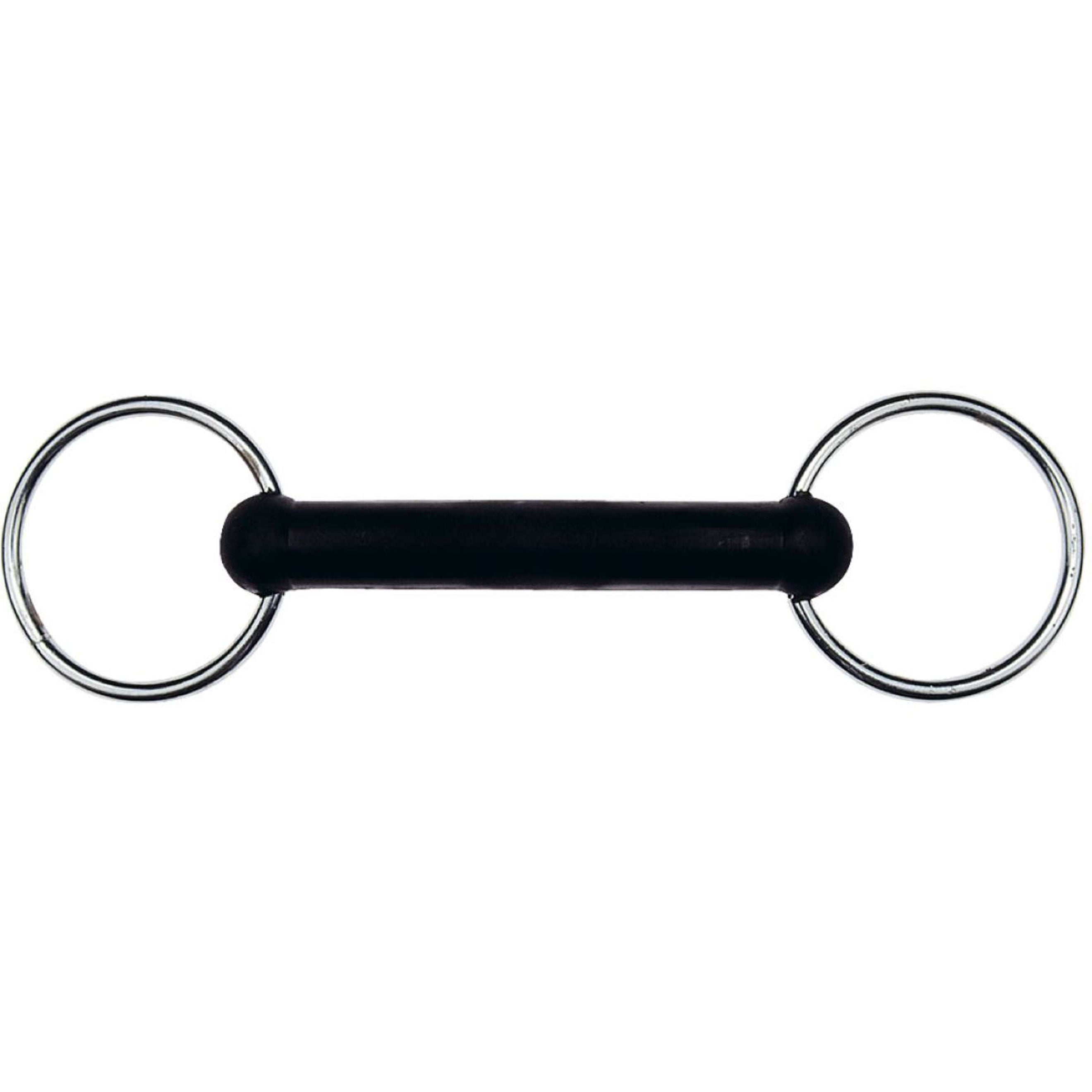 Feeling Loose Ring Snaffle Rubber Unbroken 18mm Feeling Loose Ring Snaffle Rubber Unbroken 18mm