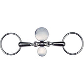 Feeling Snaffle with Spoons Stainless Steel Solid 18mm