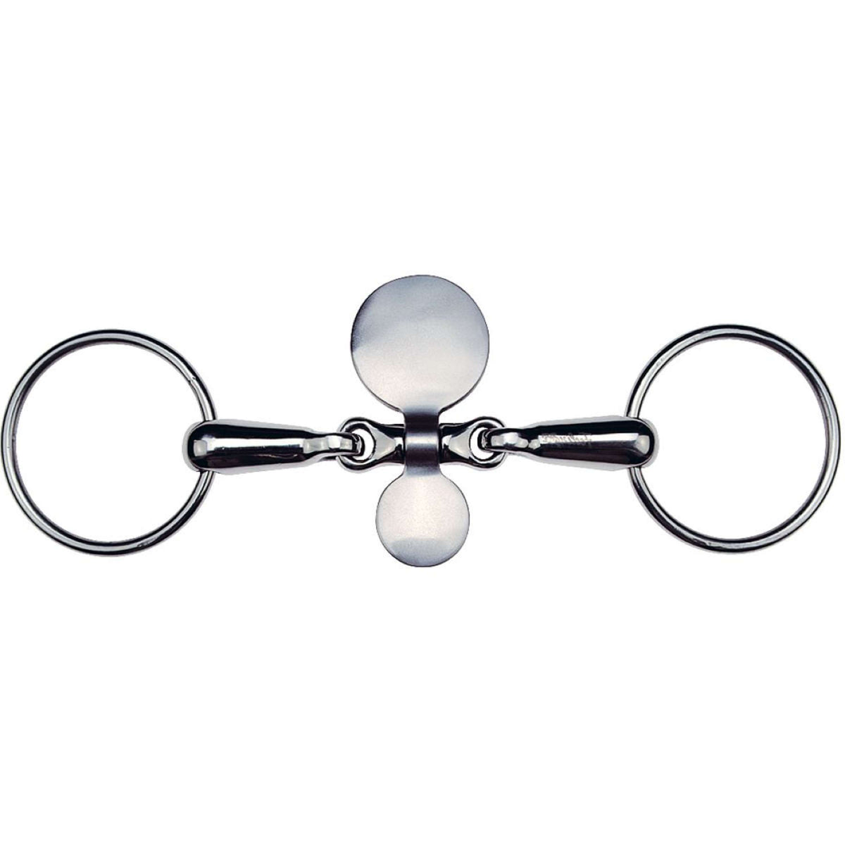 Feeling Snaffle with Spoons Stainless Steel Solid 18mm