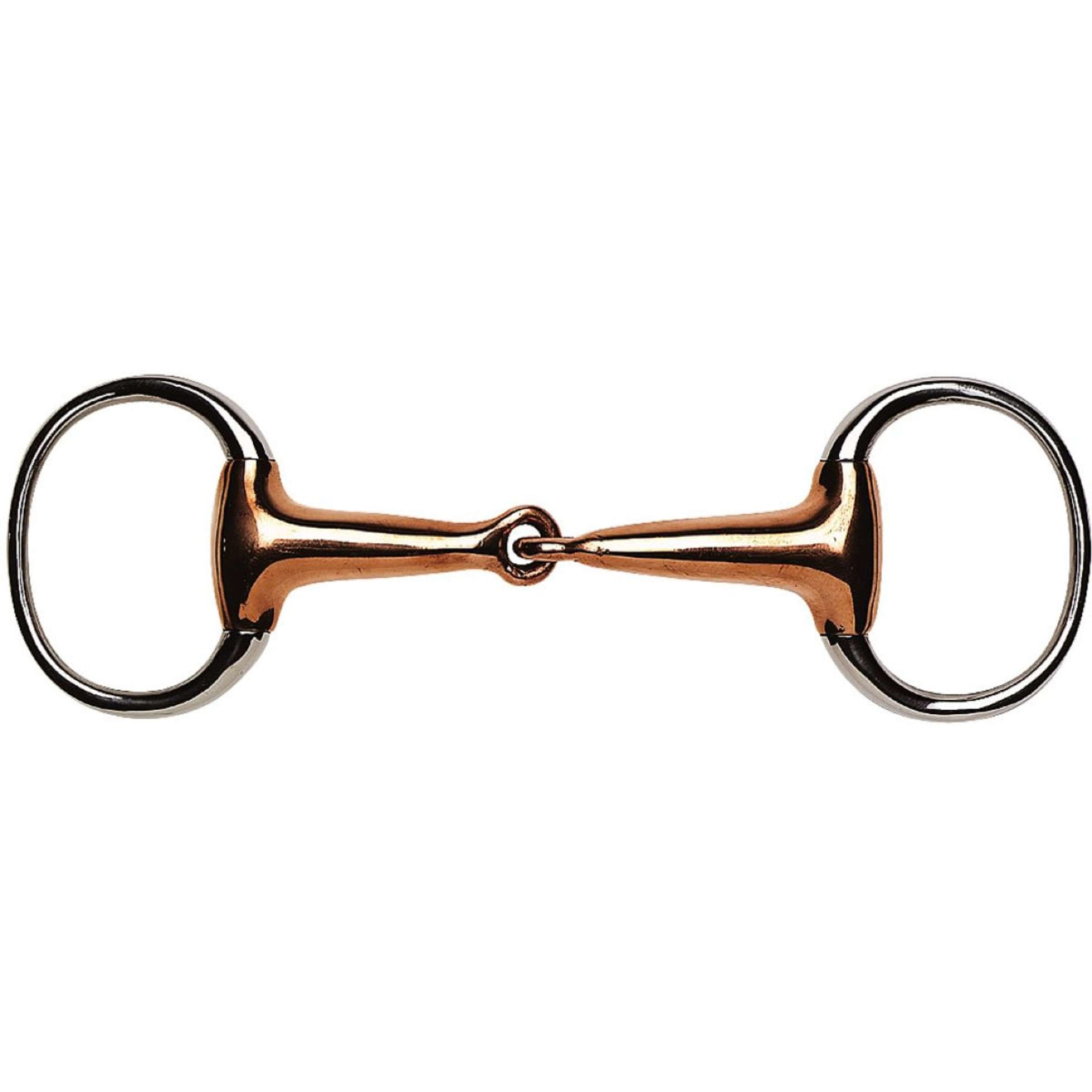 Feeling Eggbut Snaffle Copper Hollow 21mm Feeling Eggbut Snaffle Copper Hollow 21mm