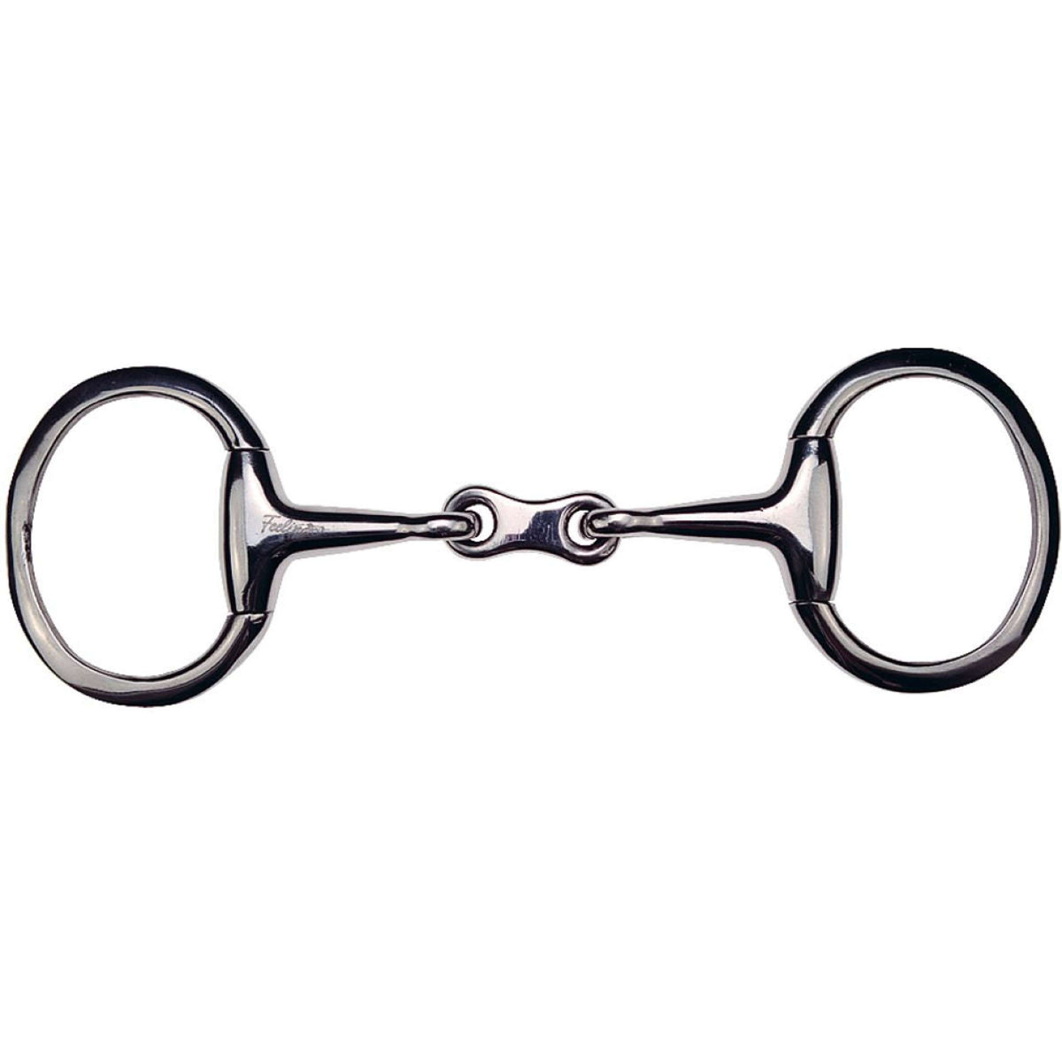 Feeling Eggbut Snaffle Stainless Steel Solid 14mm Flat Rings