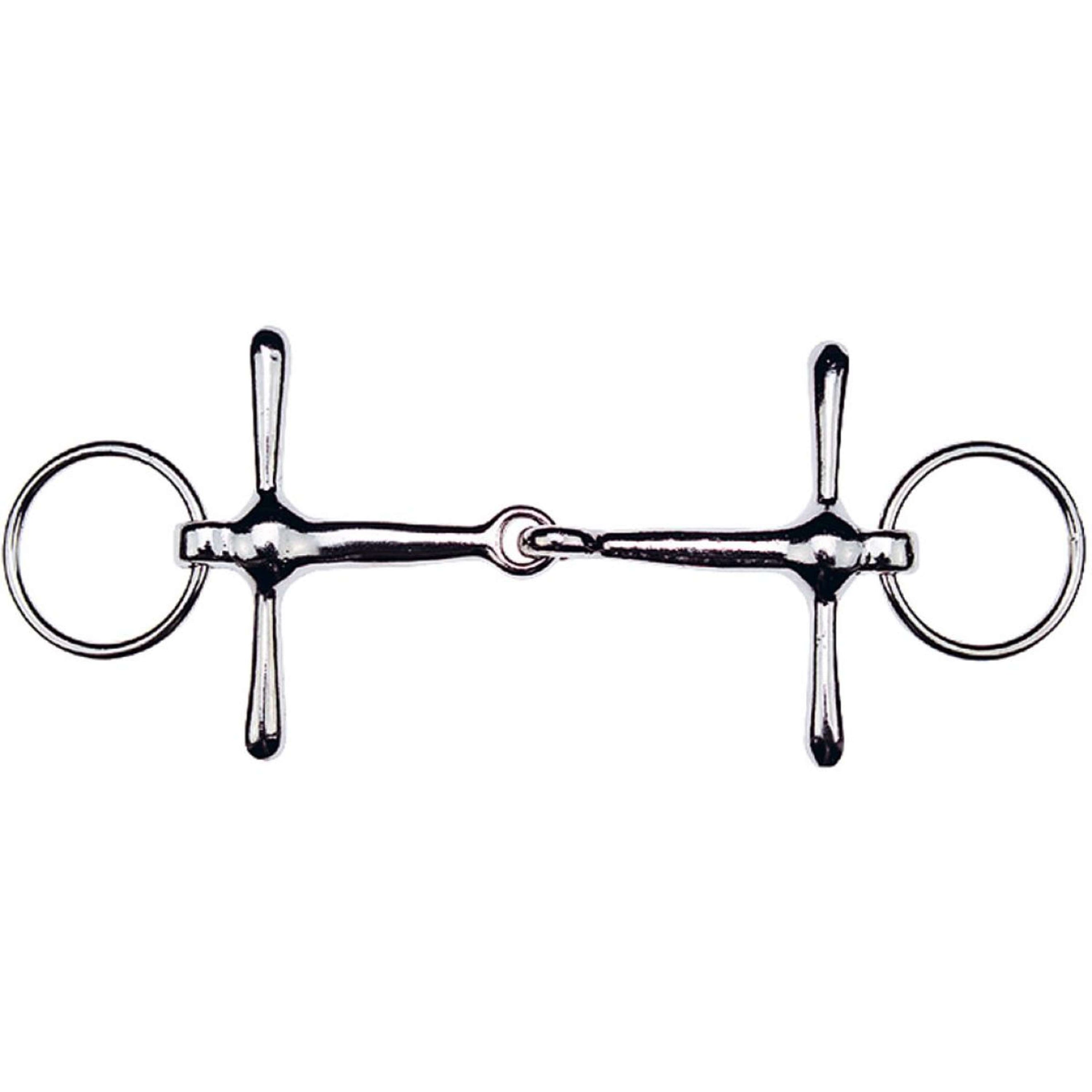 Agradi Educative Snaffle Nickel Plated Steel Solid 14mm Agradi Educative Snaffle Nickel Plated Steel Solid 14mm