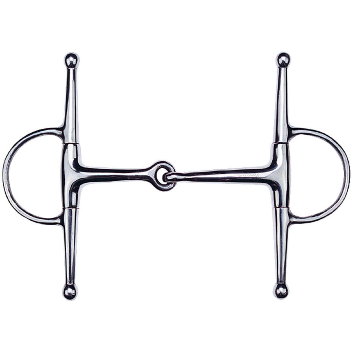 Feeling Eggbutt Full Cheek Snaffle Stainless Steel Solid 15mm