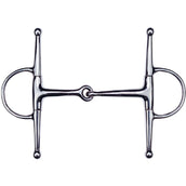 Feeling Eggbutt Full Cheek Snaffle Stainless Steel Solid 15mm