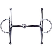 Feeling Eggbutt Full Cheek Snaffle Stainless Steel Solid 15mm