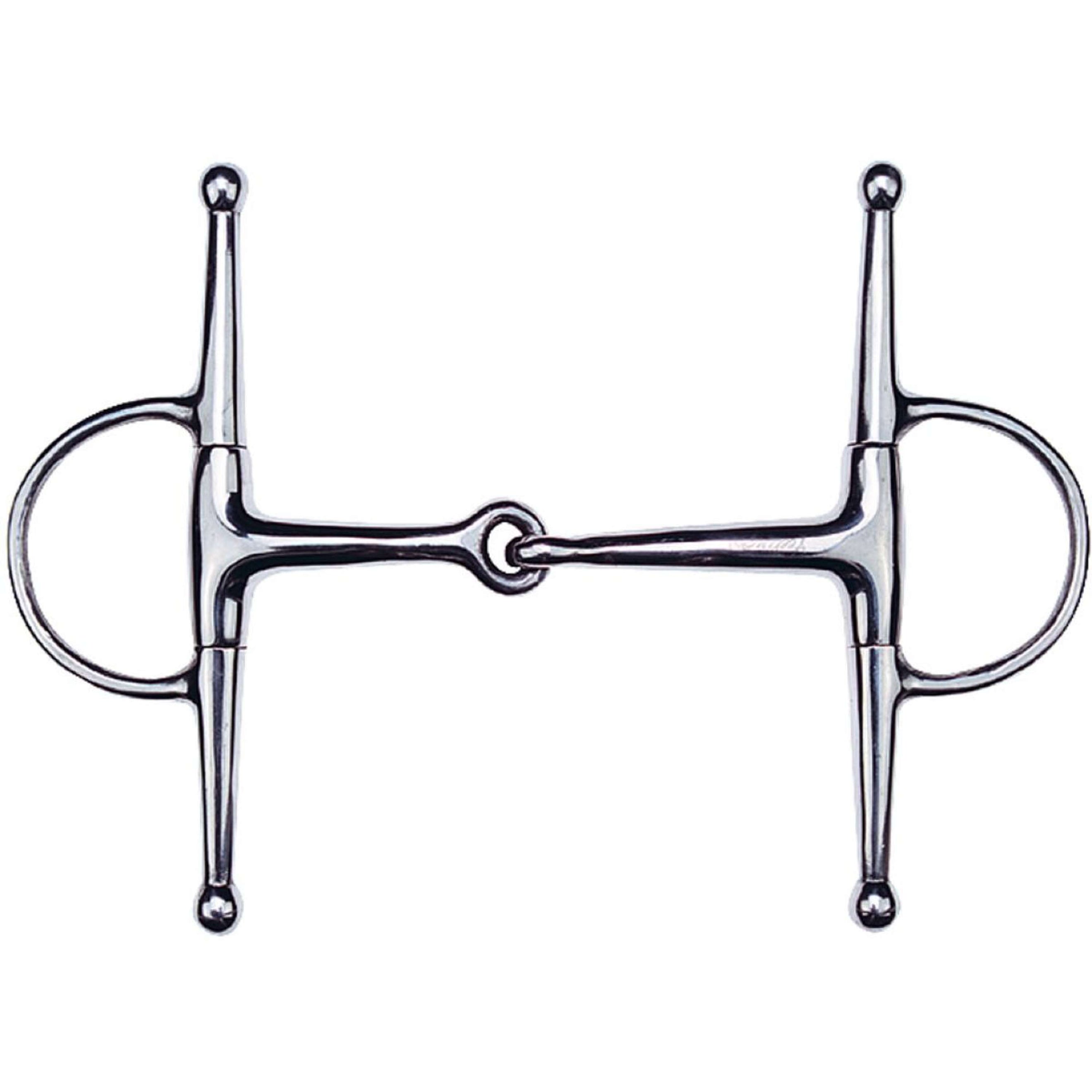 Feeling Eggbutt Full Cheek Snaffle Stainless Steel Solid 15mm Feeling Eggbutt Full Cheek Snaffle Stainless Steel Solid 15mm