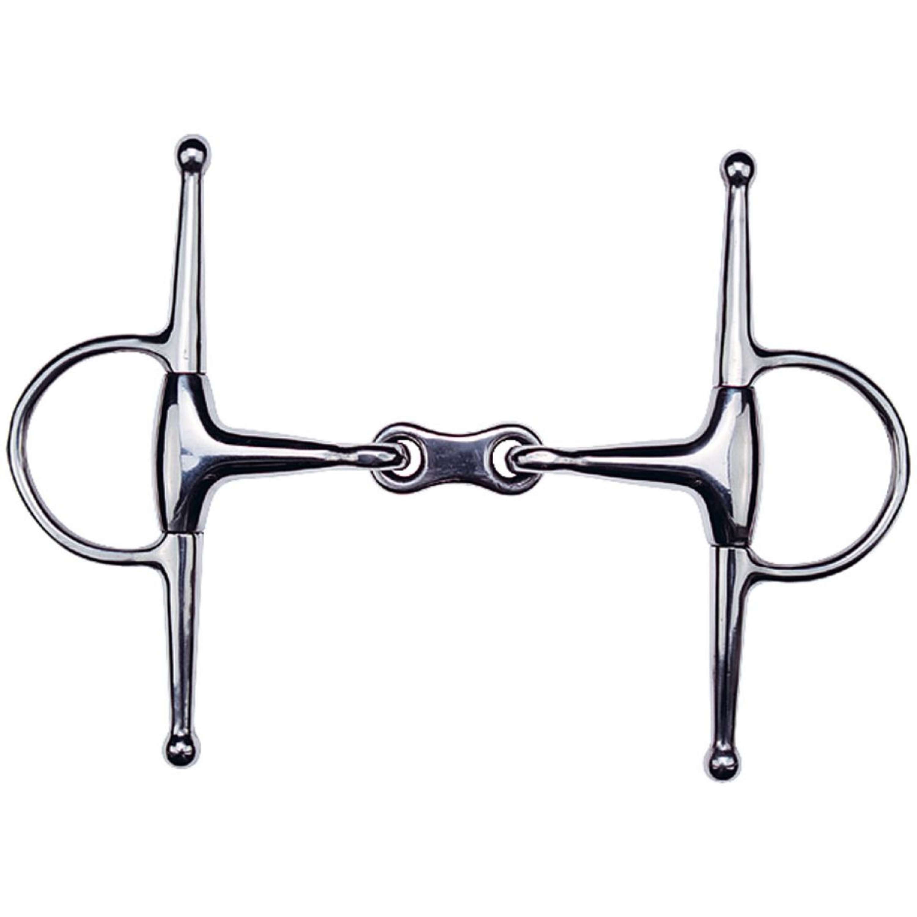 Feeling Full Cheek Snaffle Bristol Stainless Steel Solid 14mm