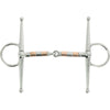 Feeling Full Cheek Snaffle with Rollers 13mm