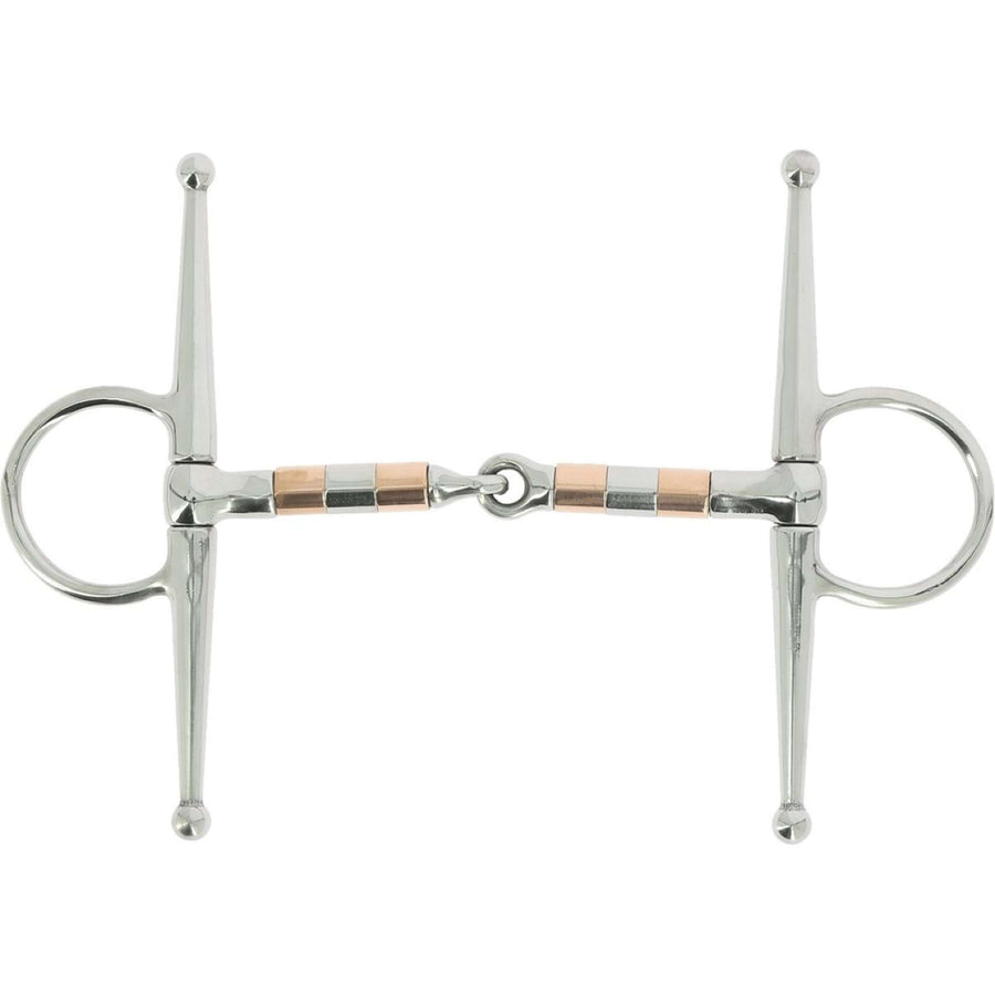 Feeling Full Cheek Snaffle with Rollers 13mm