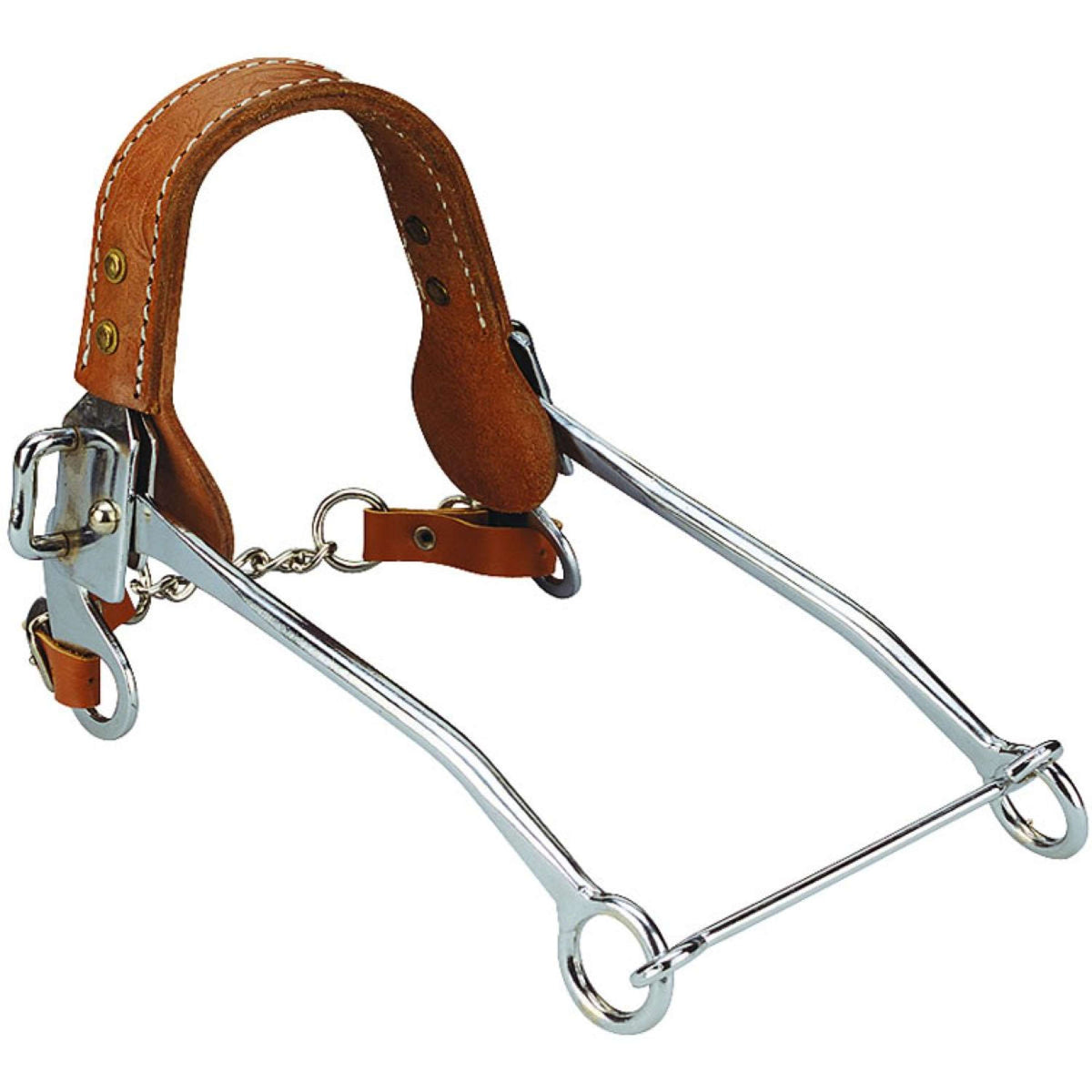 Feeling Hackamore Leather with Flat Noseband