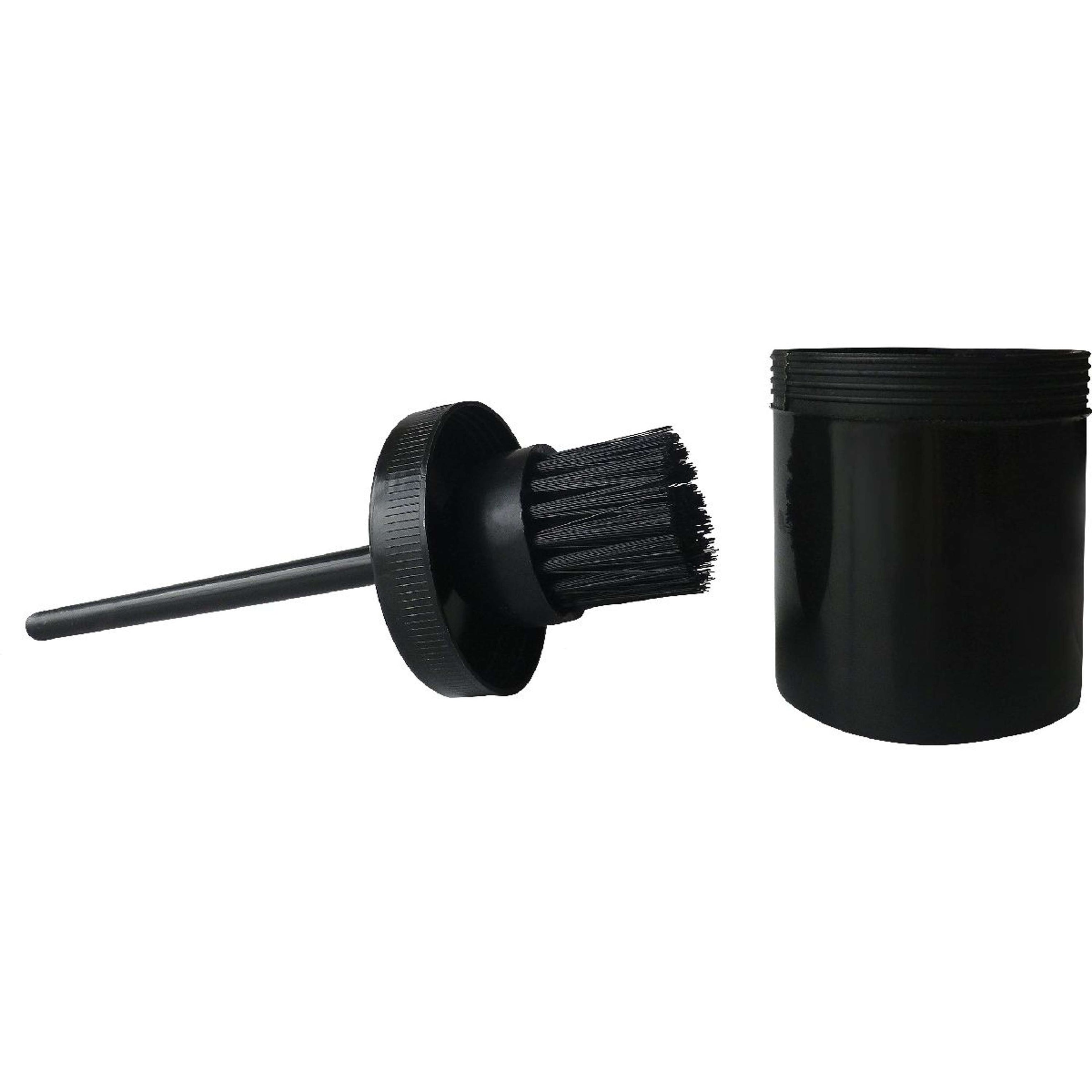 Hippotonic Hoof Brush with Container Black Hippotonic Hoof Brush with Container Black