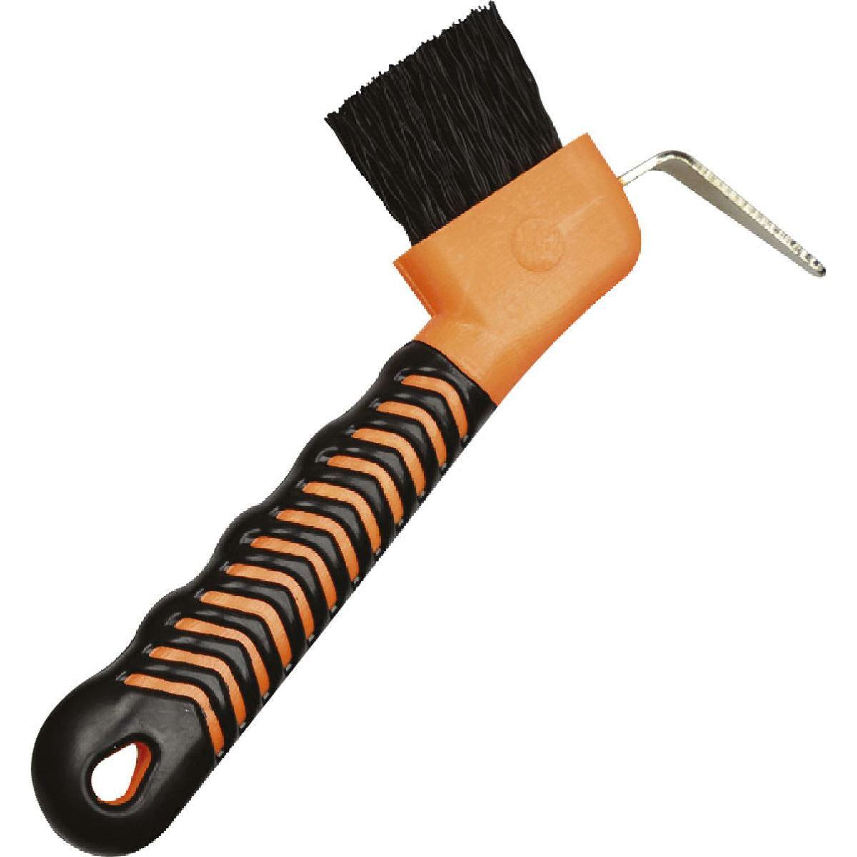 Hippotonic Hoof Pick Soft Hand Orange/Black