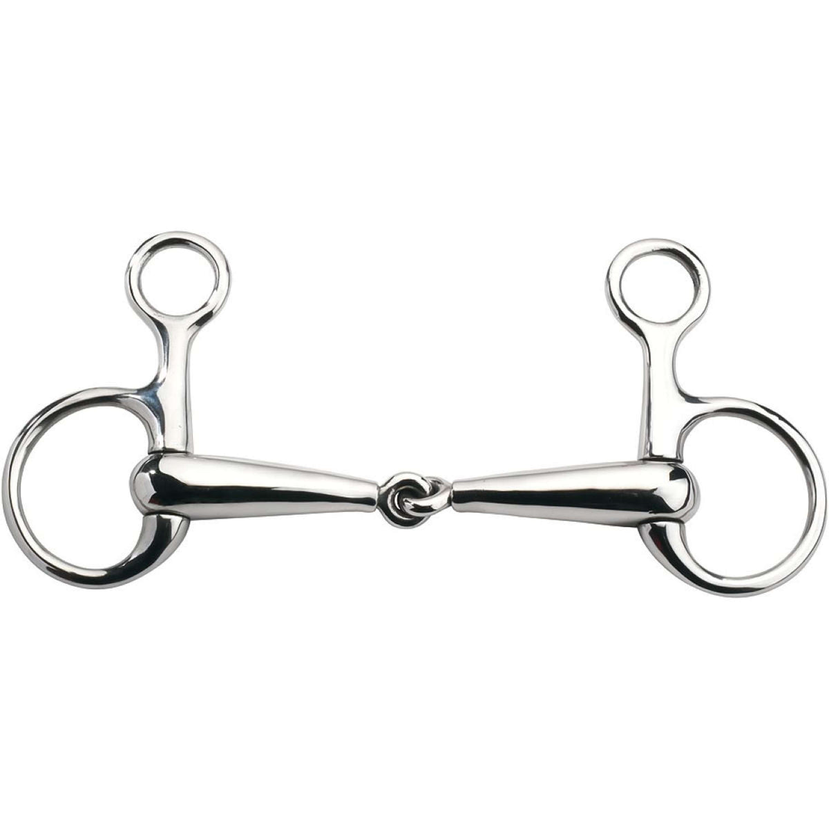 Feeling Baucher Snaffle Satin Finish Stainless Steel Solid 13mm