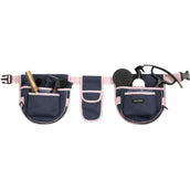 EQUITHÈME Grooming Belt Navy/Pink