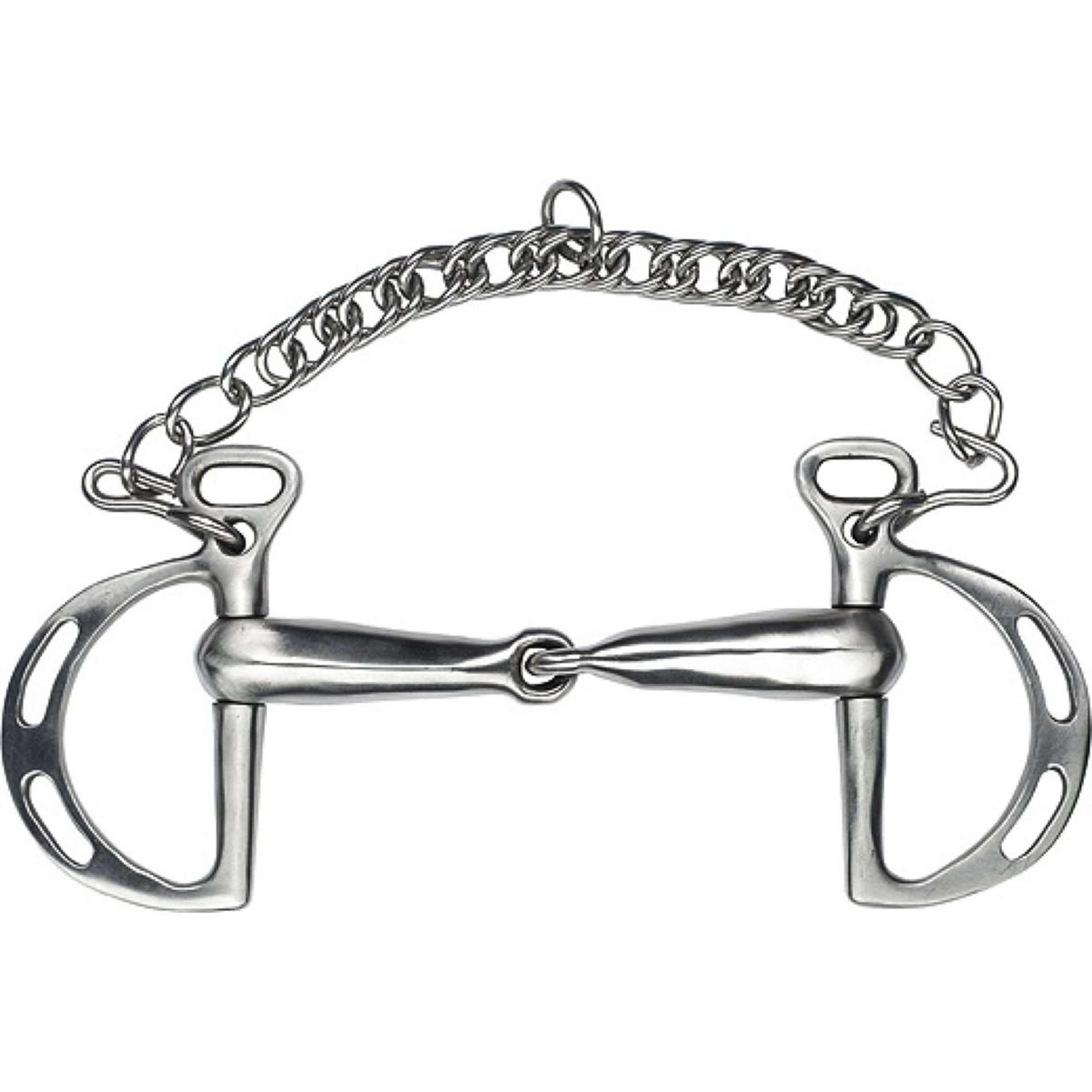 Feeling Slotted Cheek Kimberwick Satin Finish Stainless Steel Feeling Slotted Cheek Kimberwick Satin Finish Stainless Steel