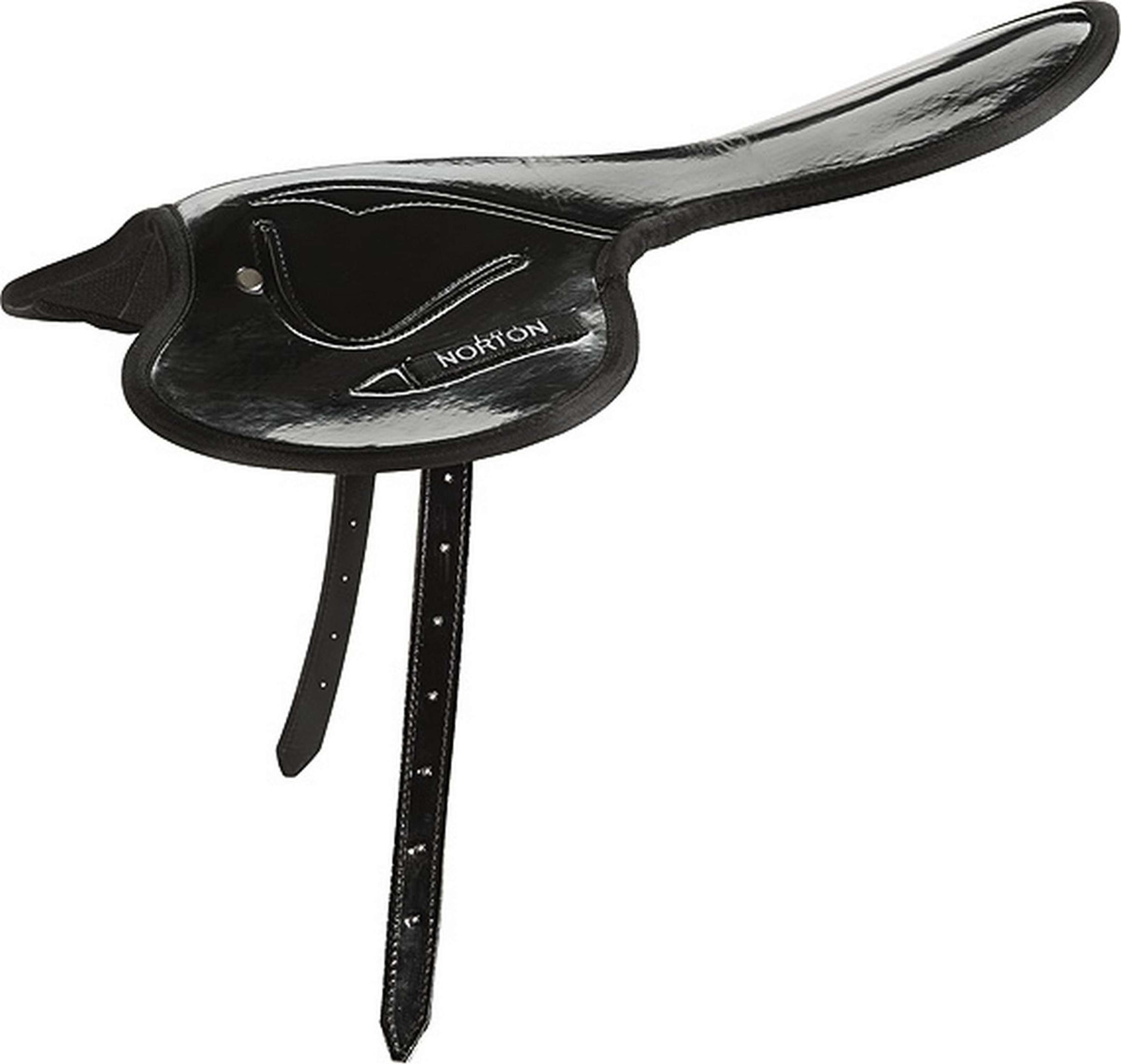 Norton Racing Saddle Rexine Black