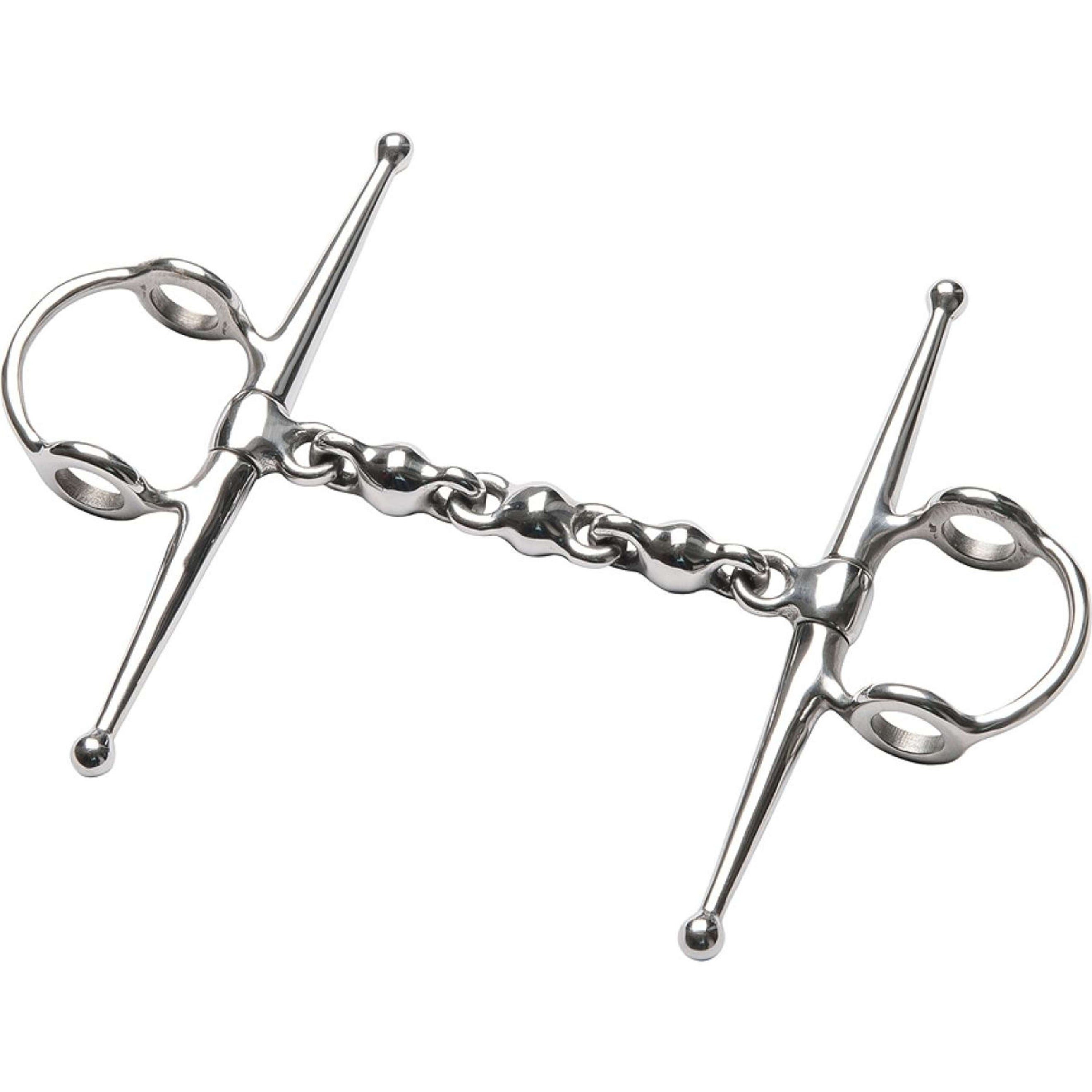 Feeling Full Cheek Snaffle Links Waterford Stainless Steel Solid 18mm