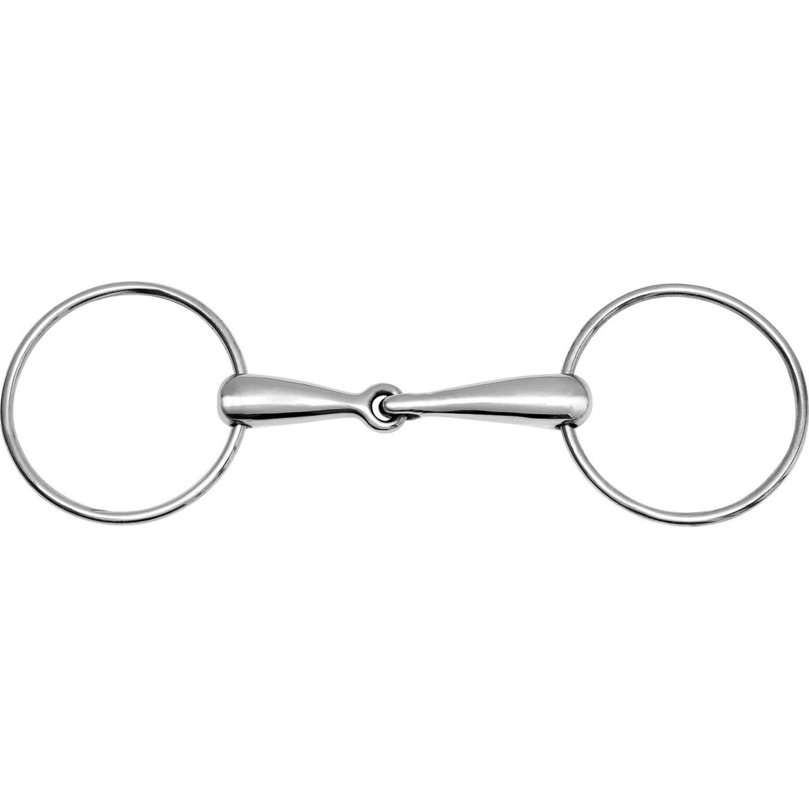 Feeling Large Rings Snaffle Stainless Steel 22mm Silver