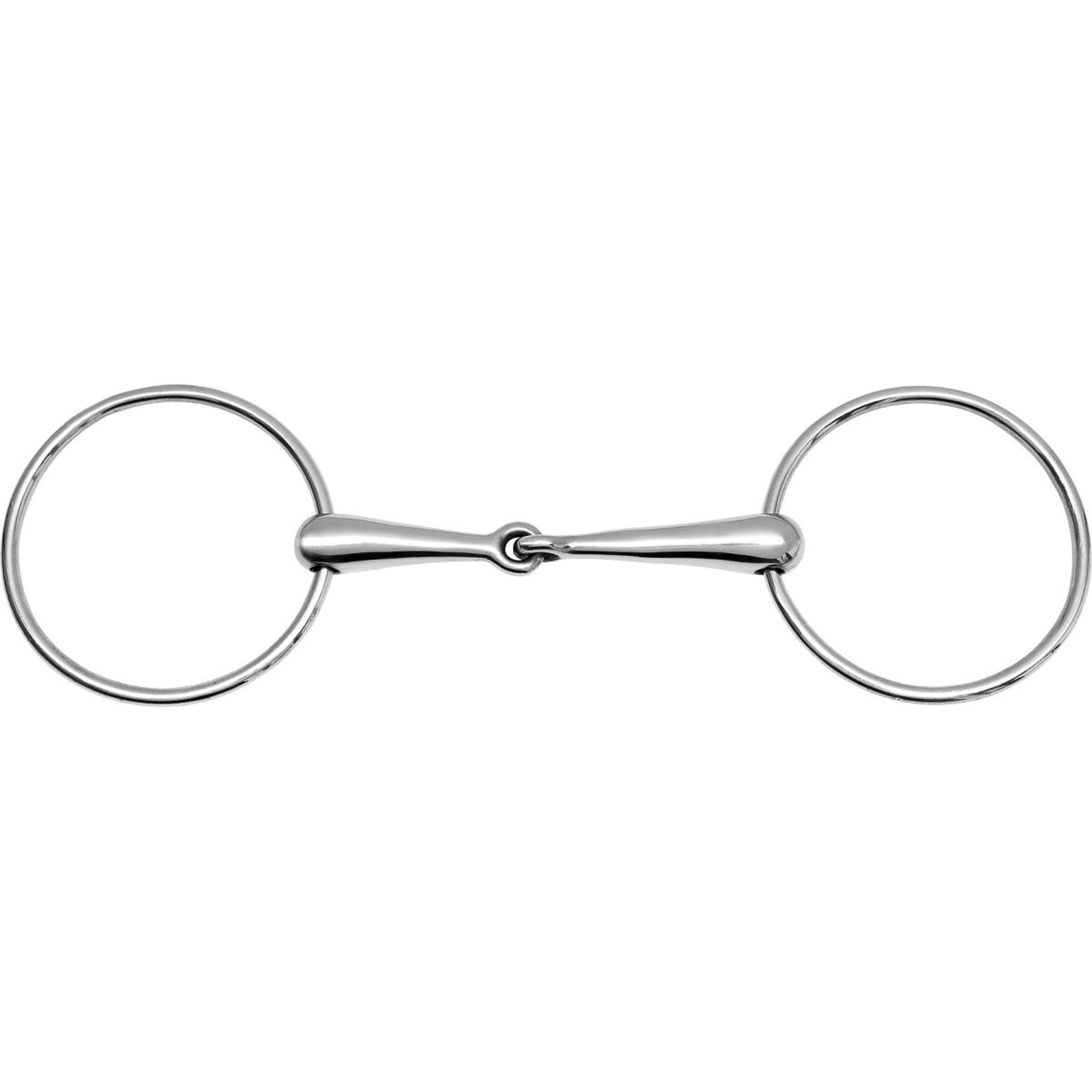 Feeling Large Rings Snaffle Stainless Steel 28mm Silver