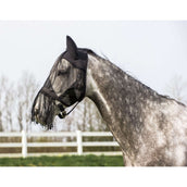 Riding World Fly Mask with Frills Black