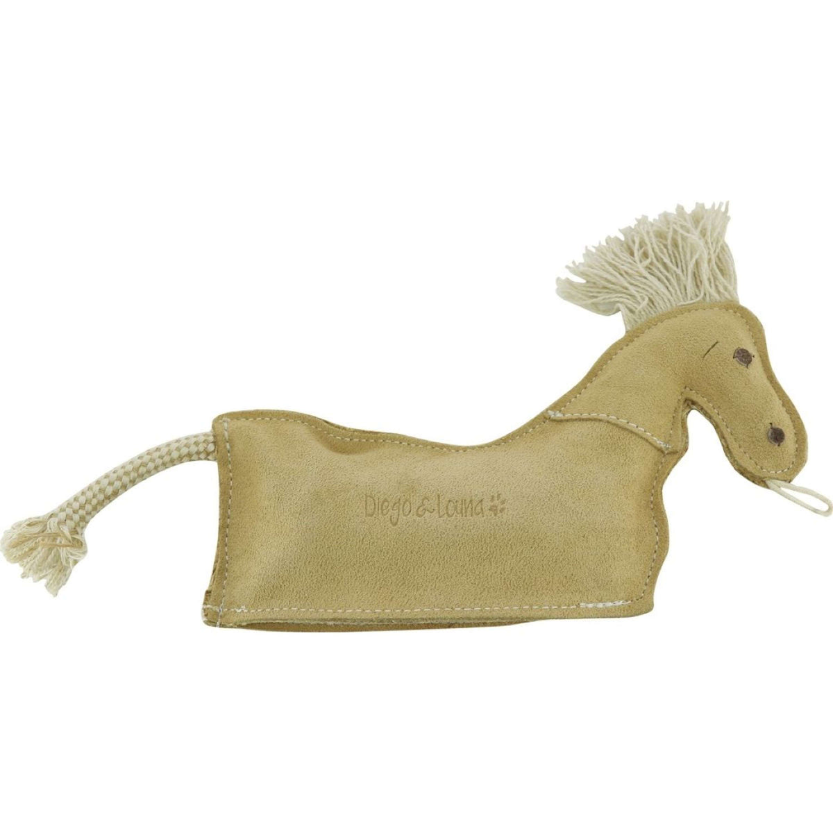 Diego & Louna Toys Leather Horse Naturel