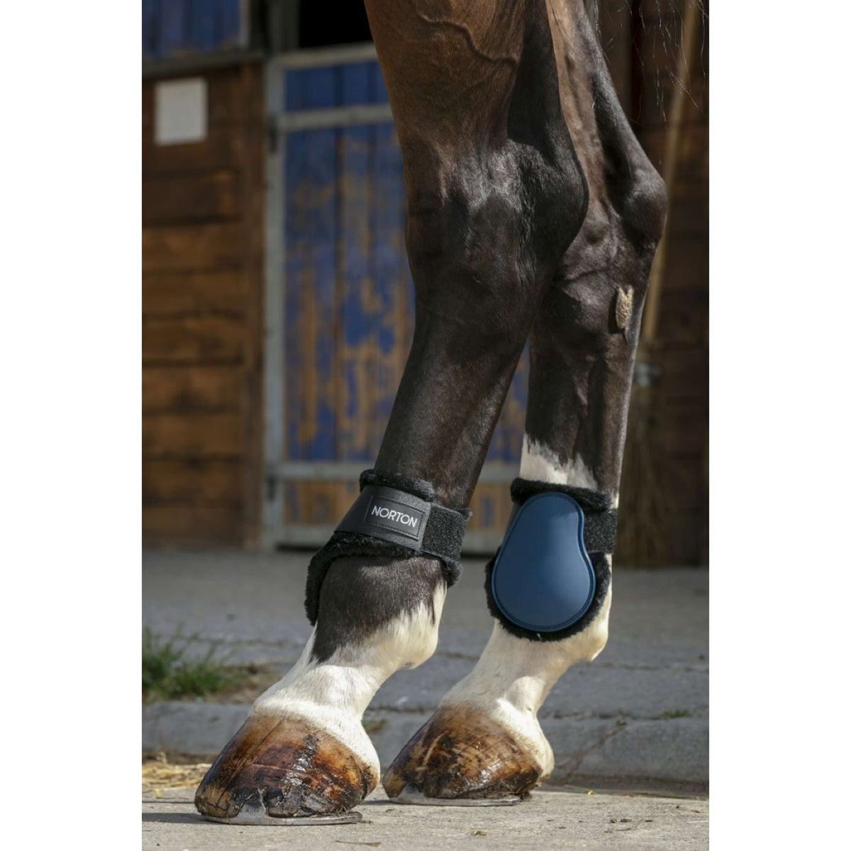 Norton Fetlock Boots Fleece NavyBlue