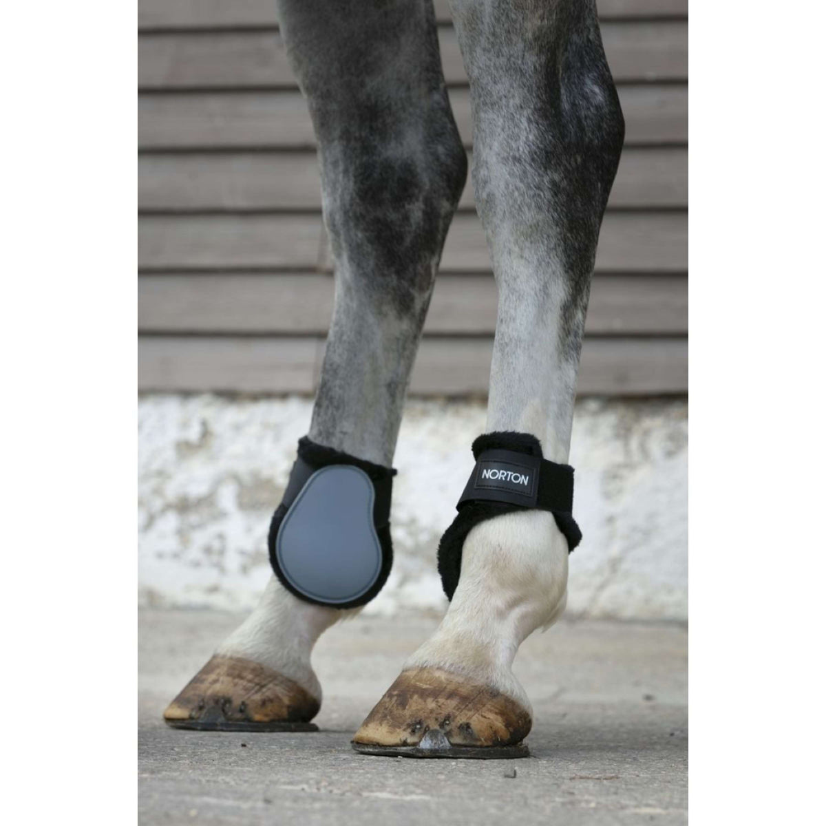 Norton Fetlock Boots Fleece Grey