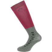 EQUITHÈME Socks Compet Bordeaux/Light Gray