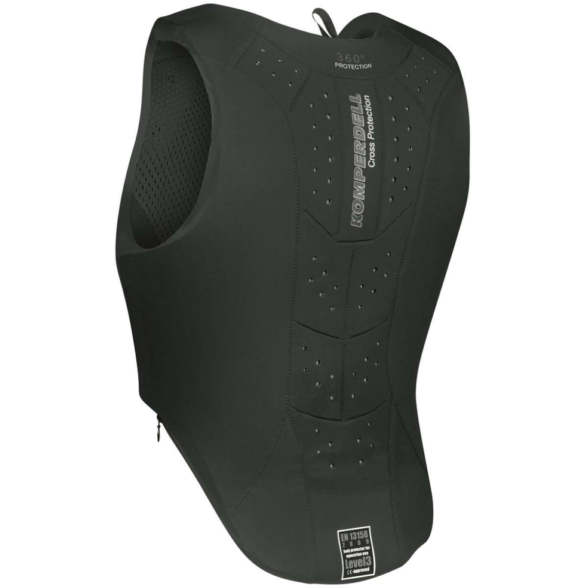 Komperdell Bodyprotector Frontzip Slim Black